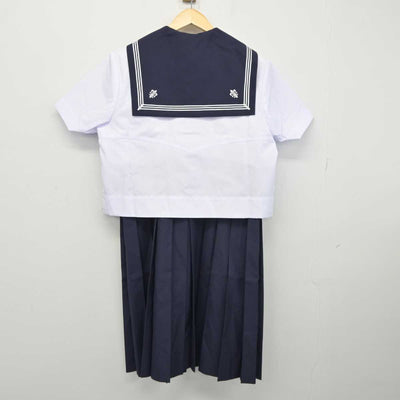 【中古】宮城県 仙台白百合学園中学校高等学校 女子制服 3点 (セーラー服・スカート) sf045071