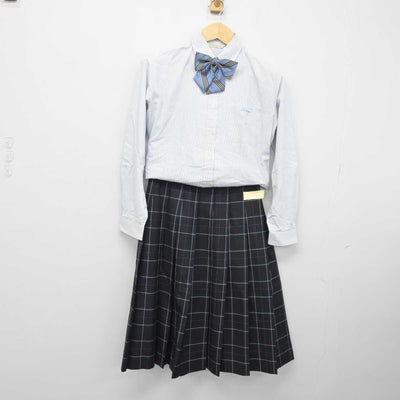 【中古】京都府 南陽高等学校附属中学校 女子制服 4点 (ブレザー・シャツ・スカート) sf045076