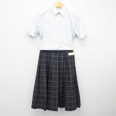 【中古】京都府 南陽高等学校附属中学校 女子制服 2点 (シャツ・スカート) sf045077