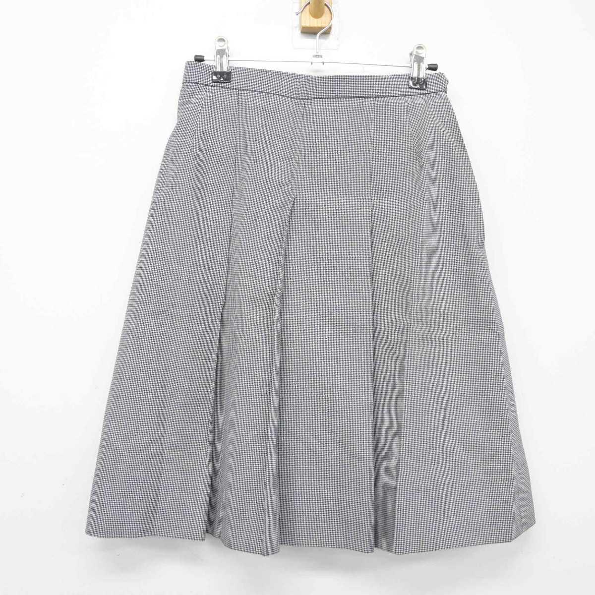 【中古】京都府 伏見中学校 女子制服 3点 (シャツ・スカート) sf045085