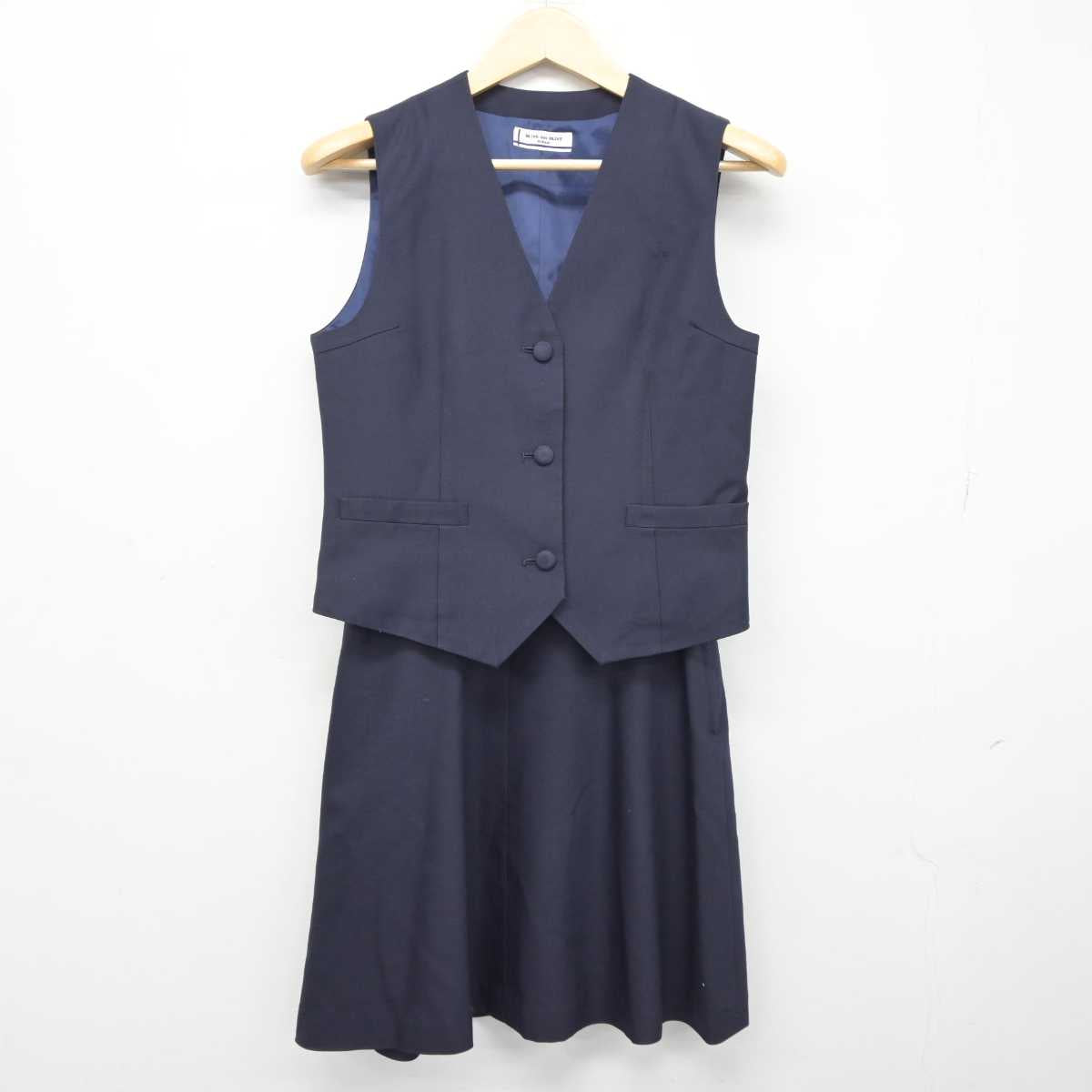 【中古】埼玉県 浦和第一女子高等学校 女子制服 2点 (ベスト・スカート) sf045090