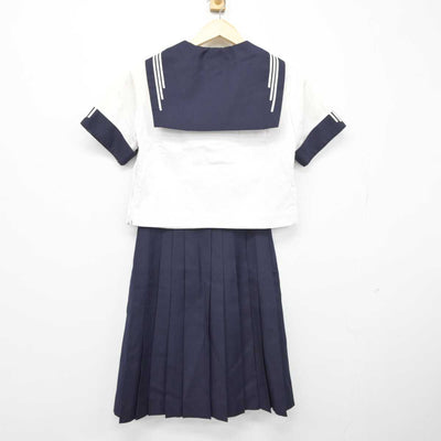 【中古】東京都 川村中学校高等学校 女子制服 3点 (セーラー服・スカート) sf045097