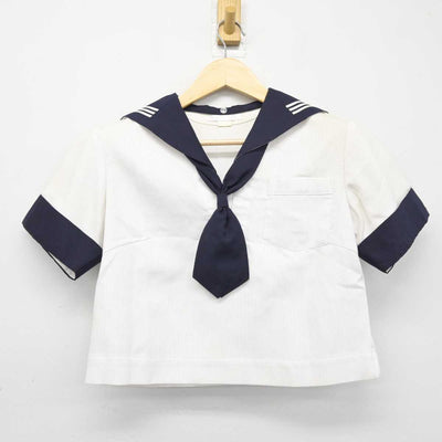 【中古】東京都 川村中学校高等学校 女子制服 3点 (セーラー服・スカート) sf045097