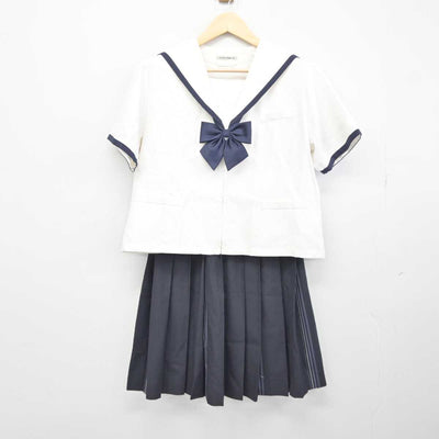 【中古】大阪府 大阪信愛学院高等学校 女子制服 4点 (セーラー服・スカート) sf045104