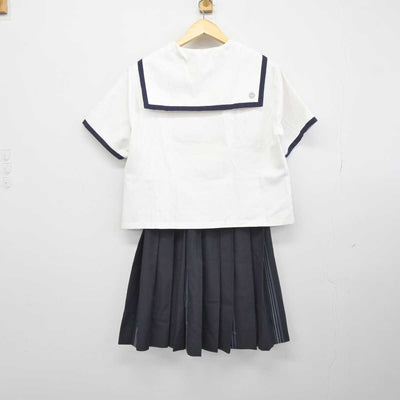 【中古】大阪府 大阪信愛学院高等学校 女子制服 4点 (セーラー服・スカート) sf045104