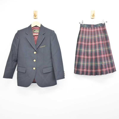 【中古】東京都 駒沢学園女子中学校 女子制服 3点 (ブレザー・スカート) sf045109