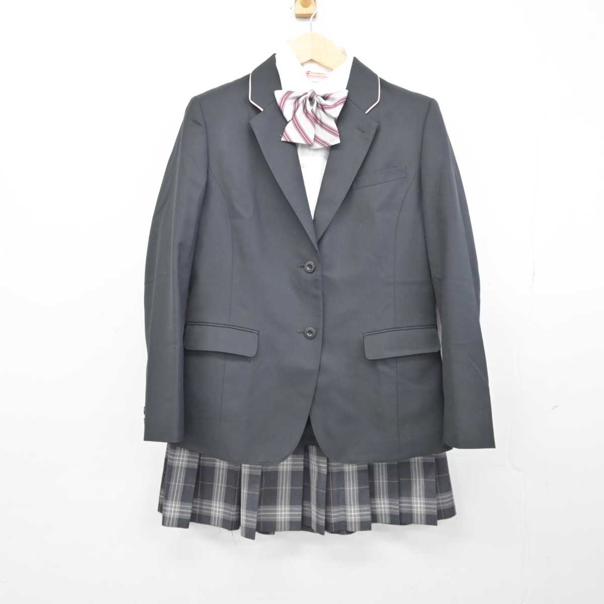 【中古】愛知県 中部大学第一高等学校 女子制服 4点 (ブレザー・シャツ・スカート) sf045115