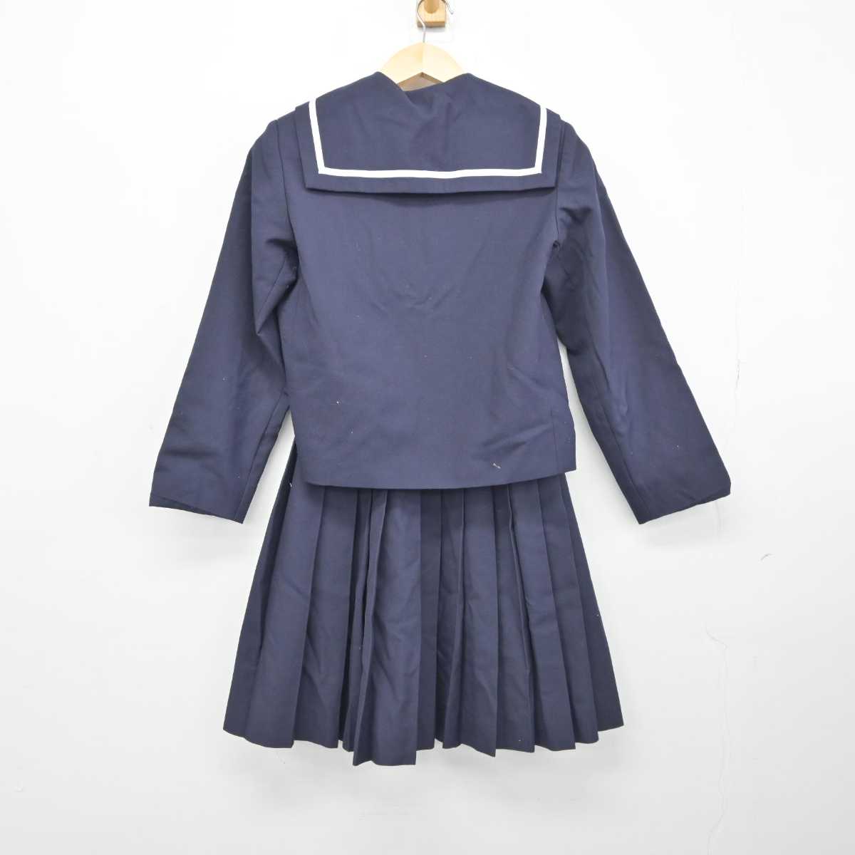 【中古】福島県 喜多方桐桜高等学校 女子制服 3点 (セーラー服・スカート) sf045120