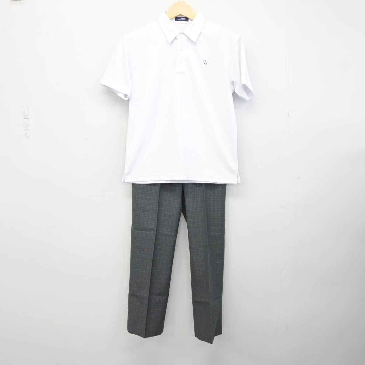 【中古】東京都 高島第二中学校 男子制服 2点 (シャツ・ズボン) sf045124