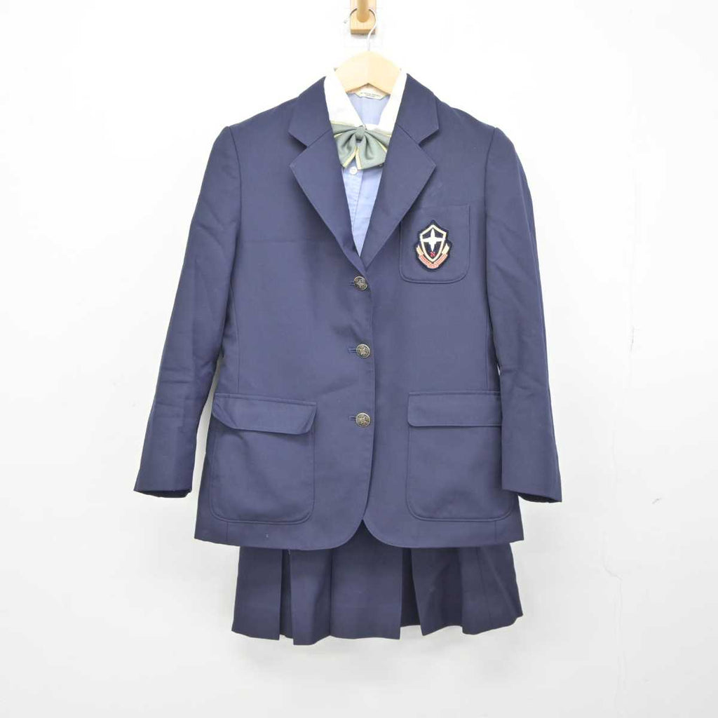 【中古】福島県 日本大学東北高等学校/旧制服 女子制服 5点 (ブレザー・ベスト・シャツ・スカート) sf045138 | 中古制服通販パレイド