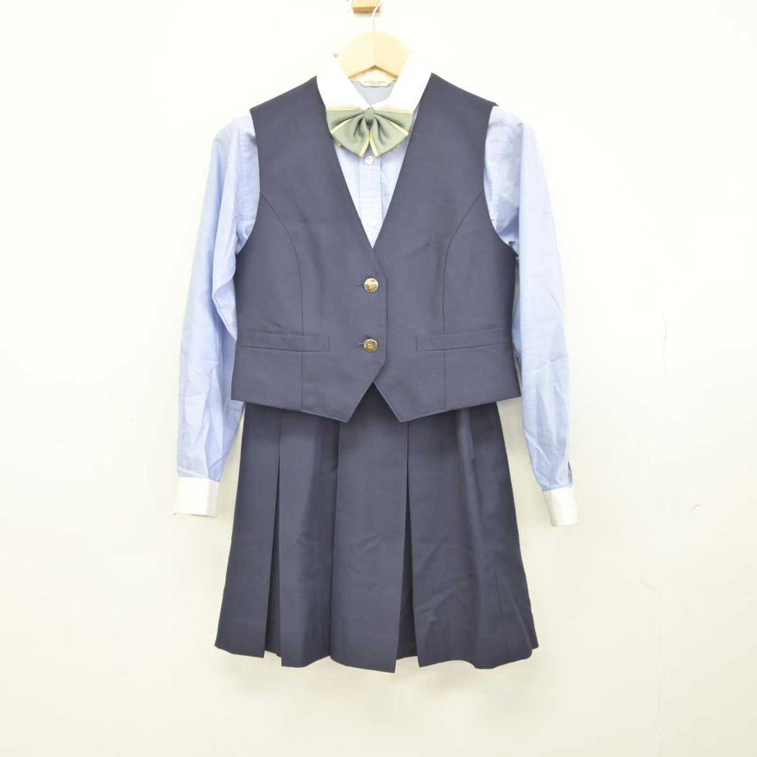 【中古】福島県 日本大学東北高等学校/旧制服 女子制服 5点 (ブレザー・ベスト・シャツ・スカート) sf045138 | 中古制服通販パレイド