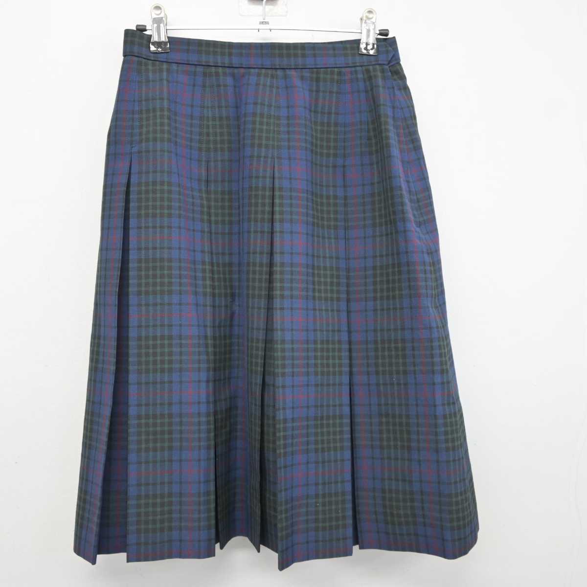 【中古】福島県 日本大学東北高等学校/旧制服 女子制服 5点 (シャツ・ベスト・スカート) sf045139