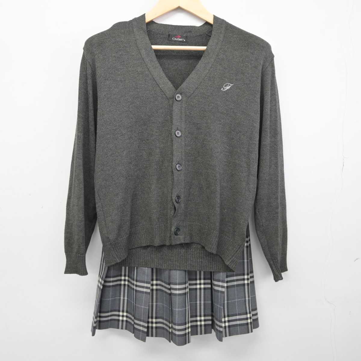 中古】東京都 深川高等学校 女子制服 5点 (ブレザー・ニット・スカート) sf045145 | 中古制服通販パレイド