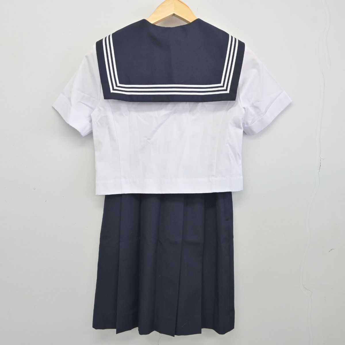 【中古】宮城県 将監東中学校 女子制服 2点 (セーラー服・スカート) sf045152