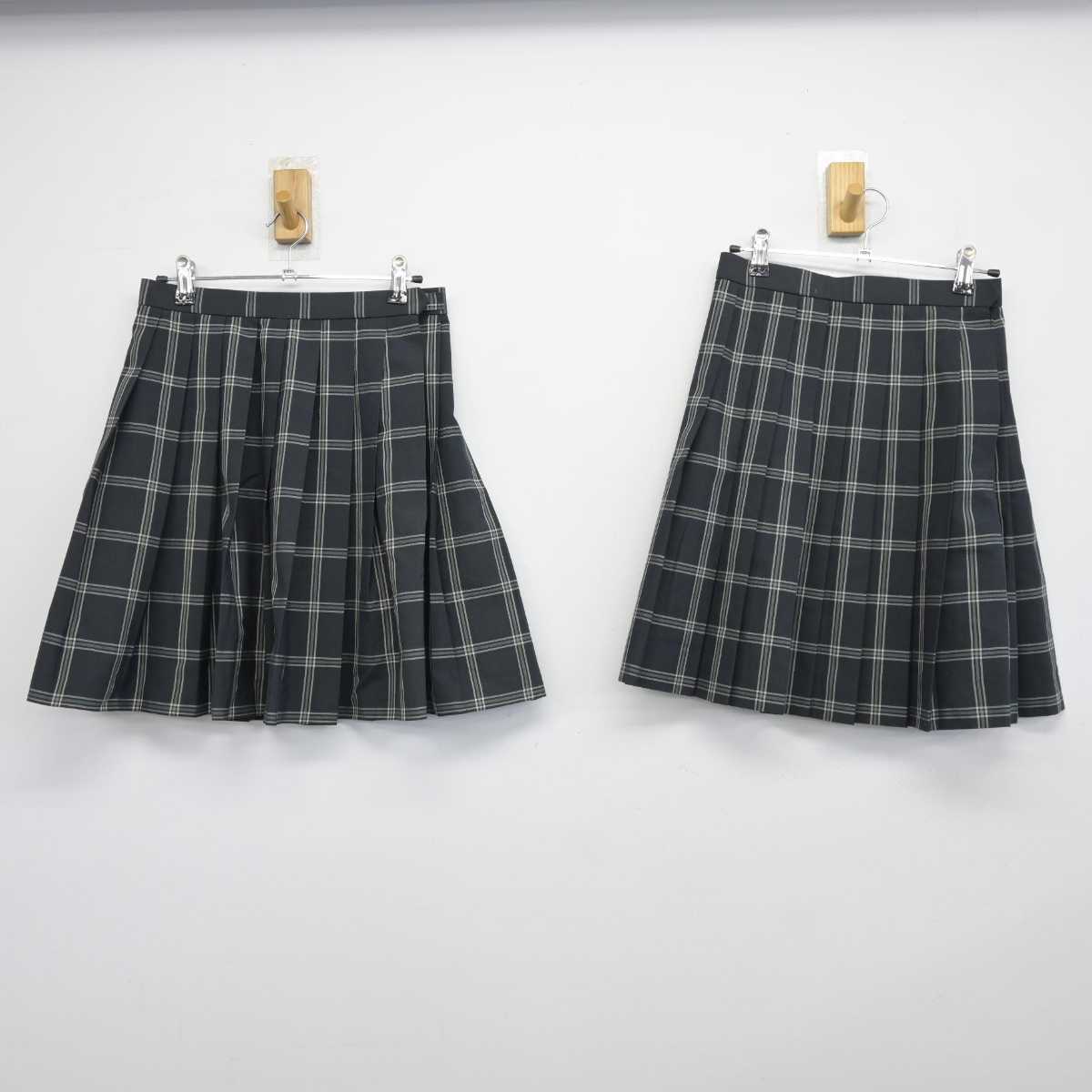 【中古】宮城県 仙台大学附属明成高等学校/旧制服 女子制服 2点 (スカート・スカート) sf045155