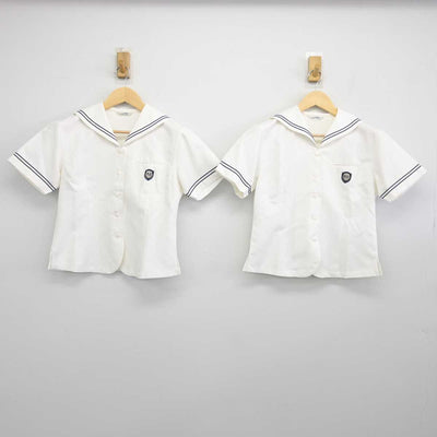 【中古】長野県 上田西高等学校 女子制服 2点 (セーラー服) sf045157