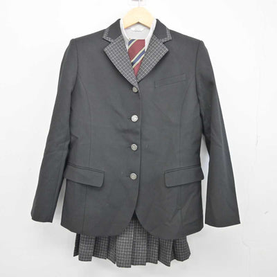 【中古】大阪府 伯太高等学校 女子制服 4点 (ブレザー・シャツ・スカート) sf045170