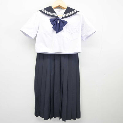 【中古】福岡県 精華女子高等学校 女子制服 3点 (セーラー服・ジャンパースカート) sf045183