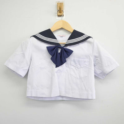 【中古】福岡県 精華女子高等学校 女子制服 3点 (セーラー服・ジャンパースカート) sf045183