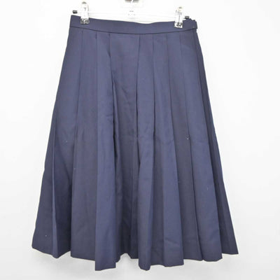 【中古】福島県 福島大学附属中学校 女子制服 5点 (セーラー服・スカート) sf045185