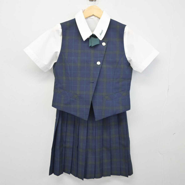 中古】三重県 暁高等学校 女子制服 4点 (ベスト・シャツ・スカート) sf045196 | 中古制服通販パレイド