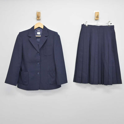 【中古】埼玉県 葛飾中学校 女子制服 2点 (ブレザー・スカート) sf045201