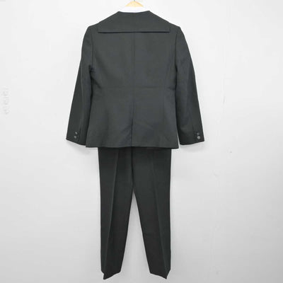 【中古】長崎県 佐世保北中学校 女子制服 4点 (ブレザー・ベスト・シャツ・ズボン) sf045215