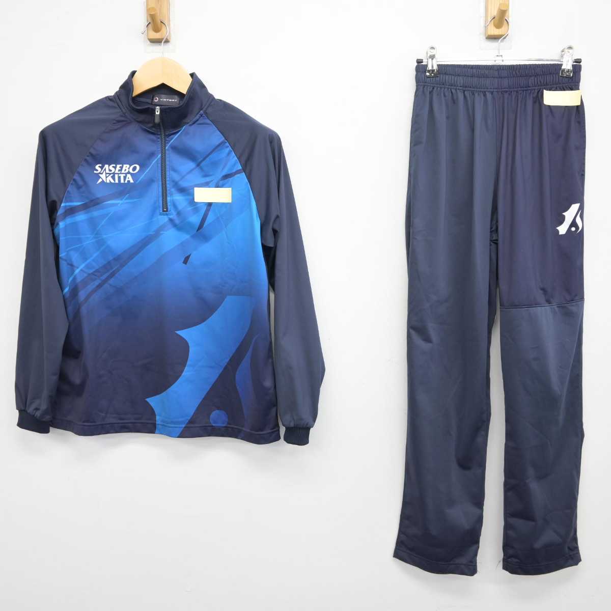 【中古】長崎県 佐世保北中学校 女子制服 2点 (ジャージ 上・ジャージ 下) sf045219