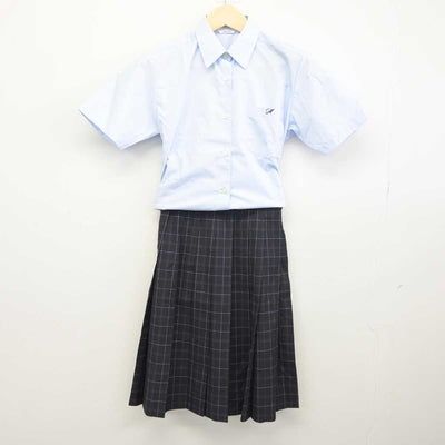 【中古】千葉県 日出学園高等学校 女子制服 2点 (シャツ・スカート) sf045235