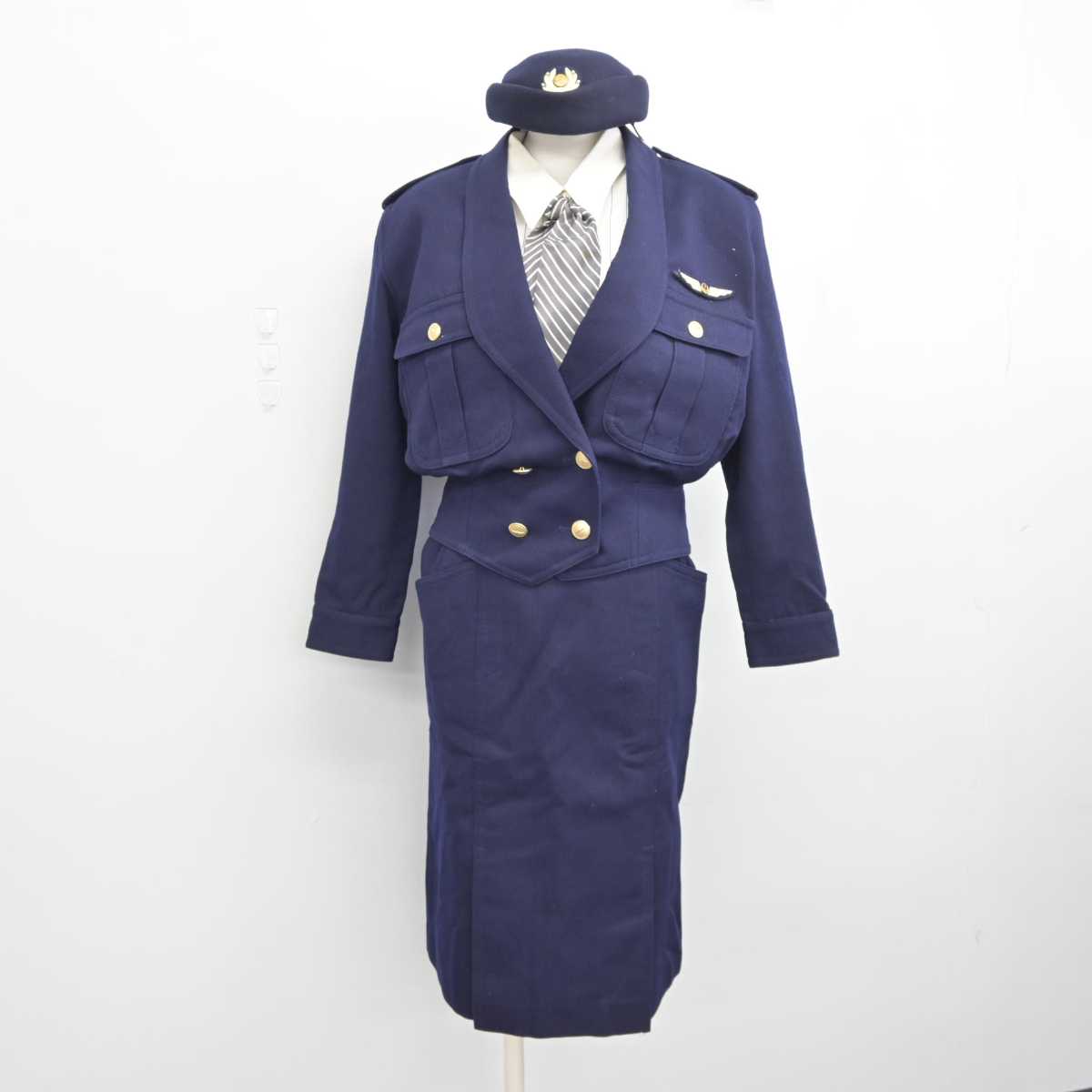 【中古】  JAL 日本航空(7代目) 女子制服 5点 (ブレザー・シャツ・スカート) sf045240