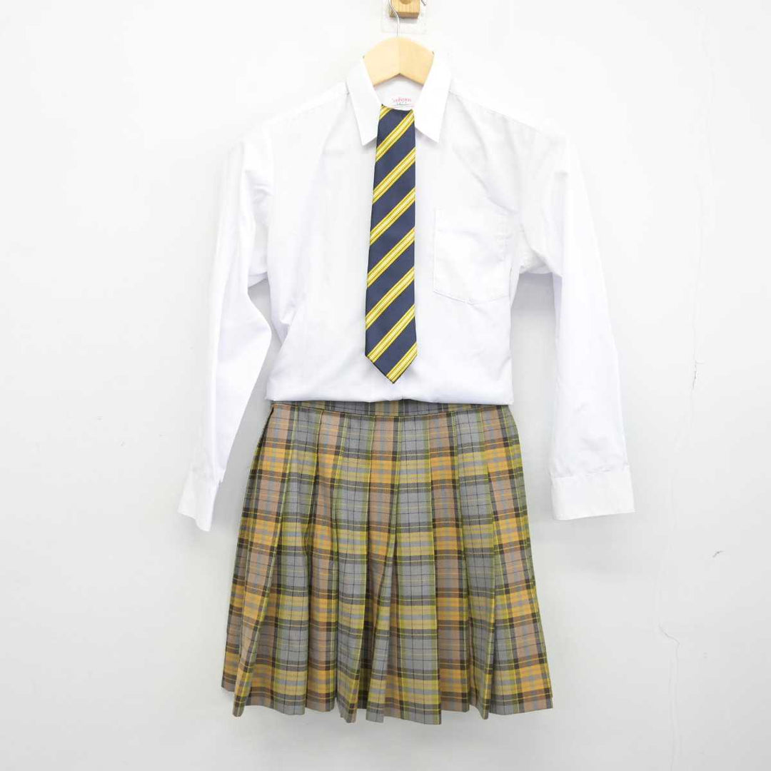 【中古】熊本県 開新高等学校 女子制服 3点 (シャツ・スカート) sf045248 | 中古制服通販パレイド