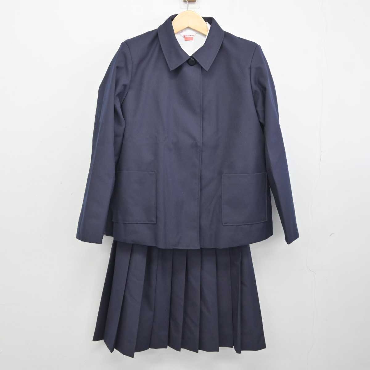 【中古】岡山県 操南中学校 女子制服 4点 (ブレザー・シャツ・スカート) sf045261