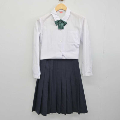 【中古】岡山県 操南中学校 女子制服 4点 (ブレザー・シャツ・スカート) sf045261