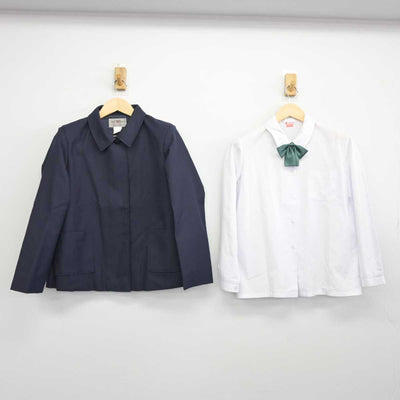 【中古】岡山県 操南中学校 女子制服 4点 (ブレザー・シャツ・スカート) sf045261