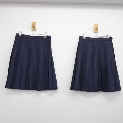 【中古】岡山県 操南中学校 女子制服 3点 (シャツ・スカート) sf045264