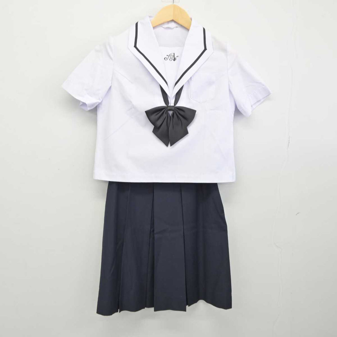 【中古】岡山県 岡山朝日高等学校 女子制服 4点 (セーラー服・スカート) sf045266 | 中古制服通販パレイド