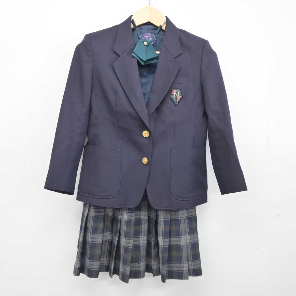 【中古】神奈川県 中和田中学校 女子制服 3点 (ブレザー・スカート) sf045277