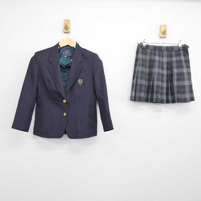 【中古】神奈川県 中和田中学校 女子制服 3点 (ブレザー・スカート) sf045277