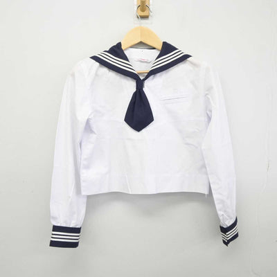 【中古】東京都 十文字高等学校 女子制服 3点 (セーラー服・スカート) sf045282