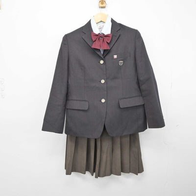 【中古】京都府 洛南高等学校 女子制服 4点 (ブレザー・シャツ・スカート) sf045285