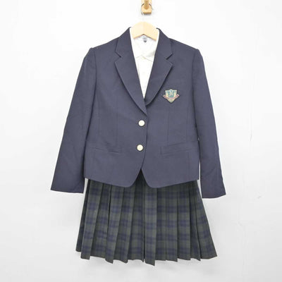 【中古】大阪府 高槻市立第九中学校 女子制服 3点 (ブレザー・その他アイテム・スカート) sf045289