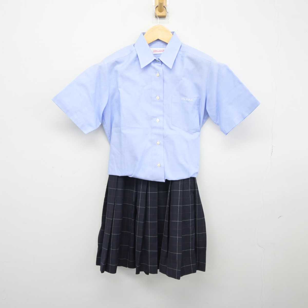 【中古】東京都 中央大学高等学校 女子制服 2点 (スカート・スカート) sf045300