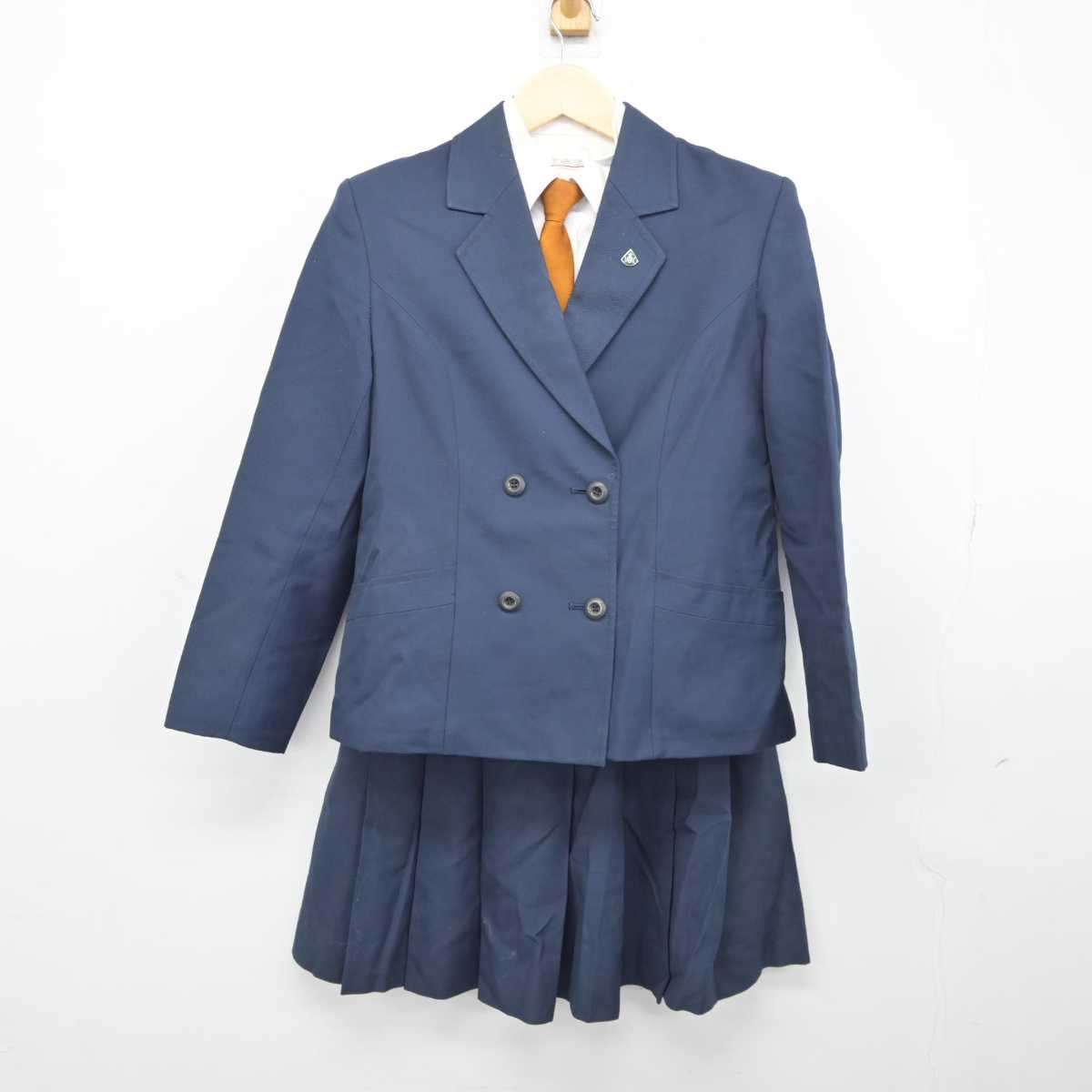 【中古】愛知県 小牧南高等学校 女子制服 4点 (ブレザー・シャツ・スカート) sf045304