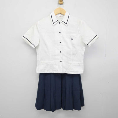 【中古】愛知県 小牧南高等学校 女子制服 3点 (シャツ・スカート) sf045305