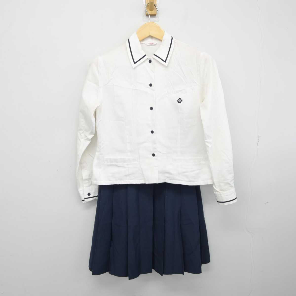 【中古】愛知県 小牧南高等学校 女子制服 3点 (シャツ・スカート) sf045305