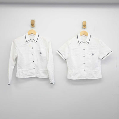 【中古】愛知県 小牧南高等学校 女子制服 2点 (シャツ) sf045306