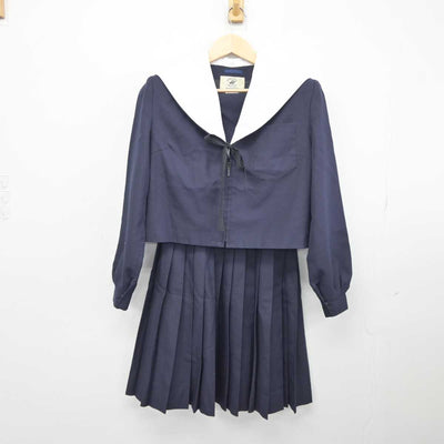 【中古】愛知県 小牧南高等学校 女子制服 5点 (セーラー服・その他アイテム・スカート) sf045311