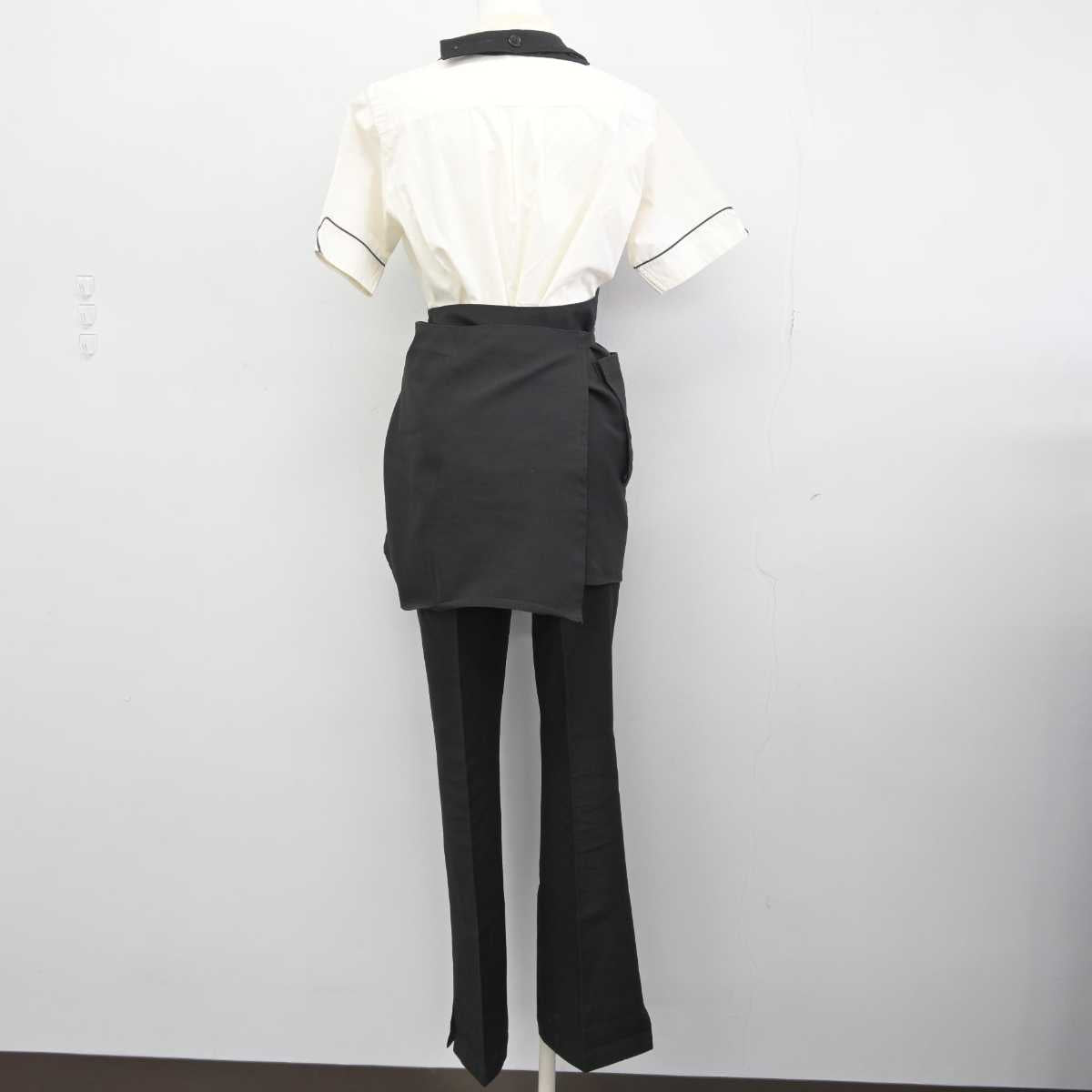 【中古】 魚民 女子制服 3点 (シャツ・ズボン・エプロン / サロン) sf045325