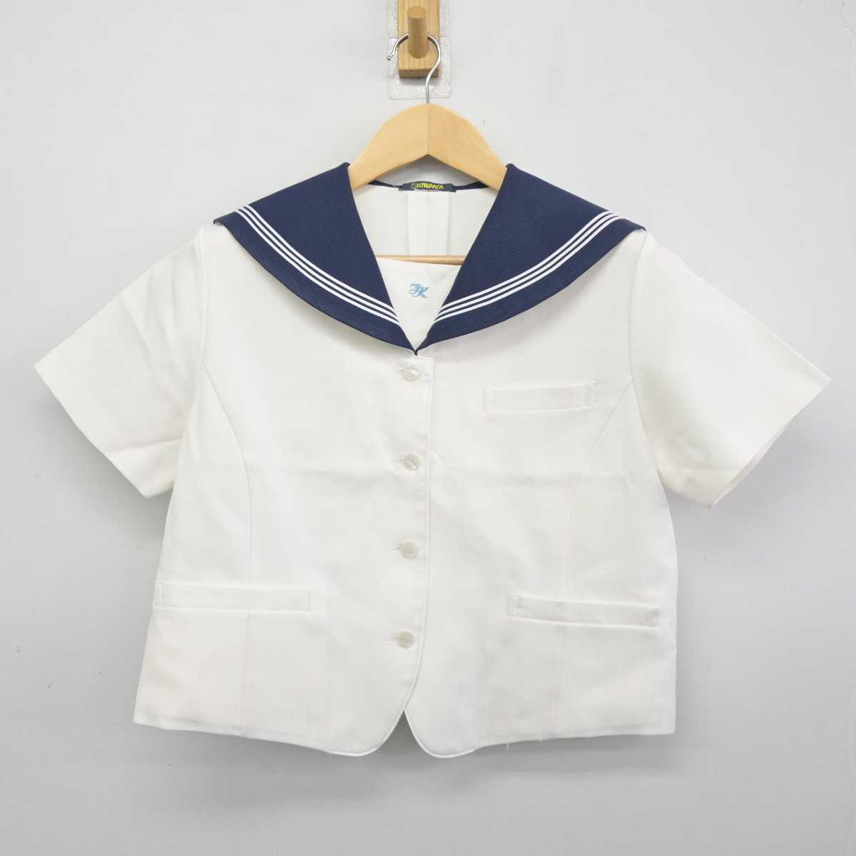 【中古】静岡県 磐田北高等学校 女子制服 2点 (セーラー服) sf045328