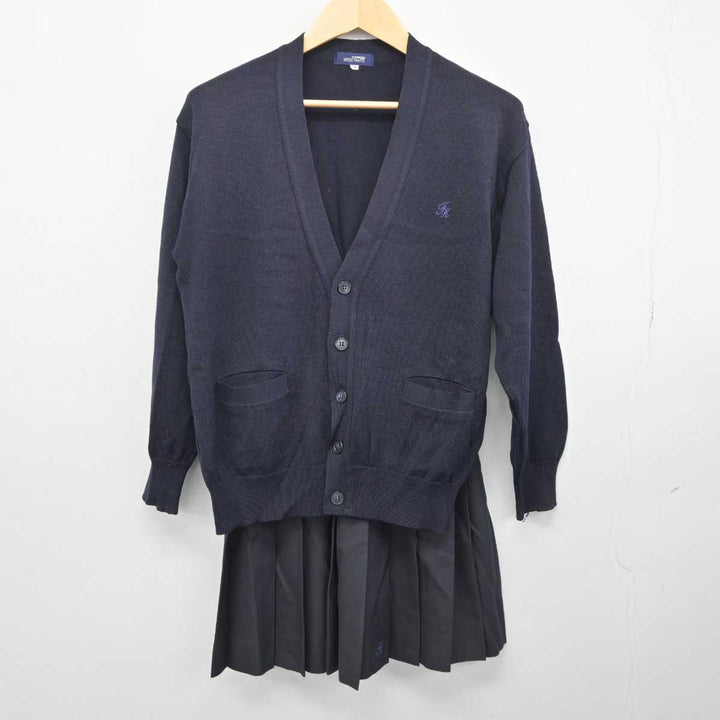 【中古】千葉県 船橋啓明高等学校 女子制服 3点 (ブレザー・ニット・スカート) sf045329